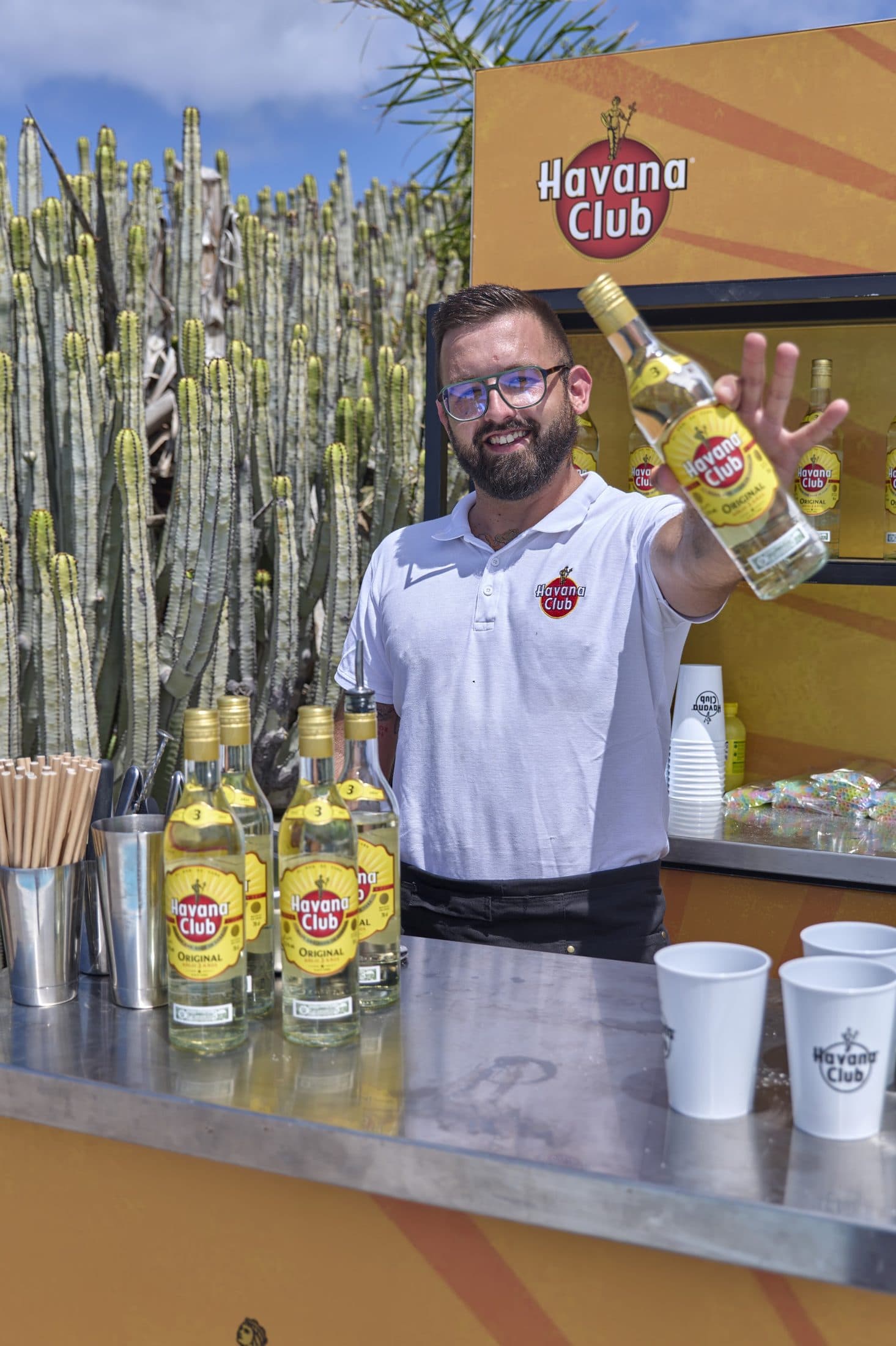 Barra Havana Club en la villa